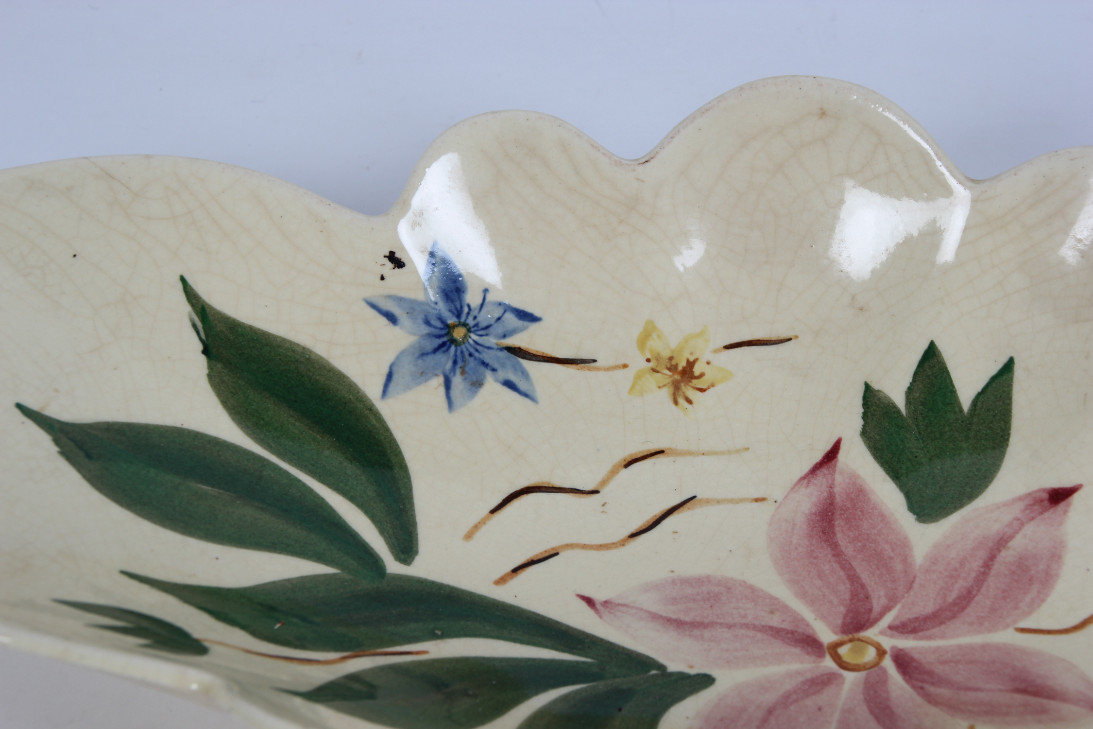 Vintage Hand Painted Ceramic Bowl