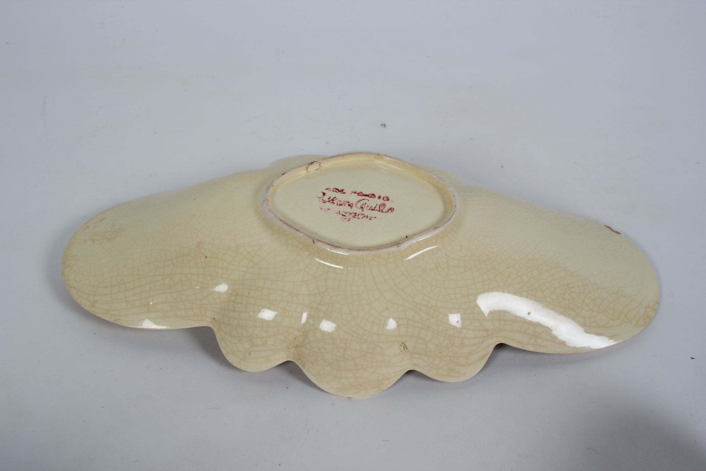 Vintage Hand Painted Ceramic Bowl