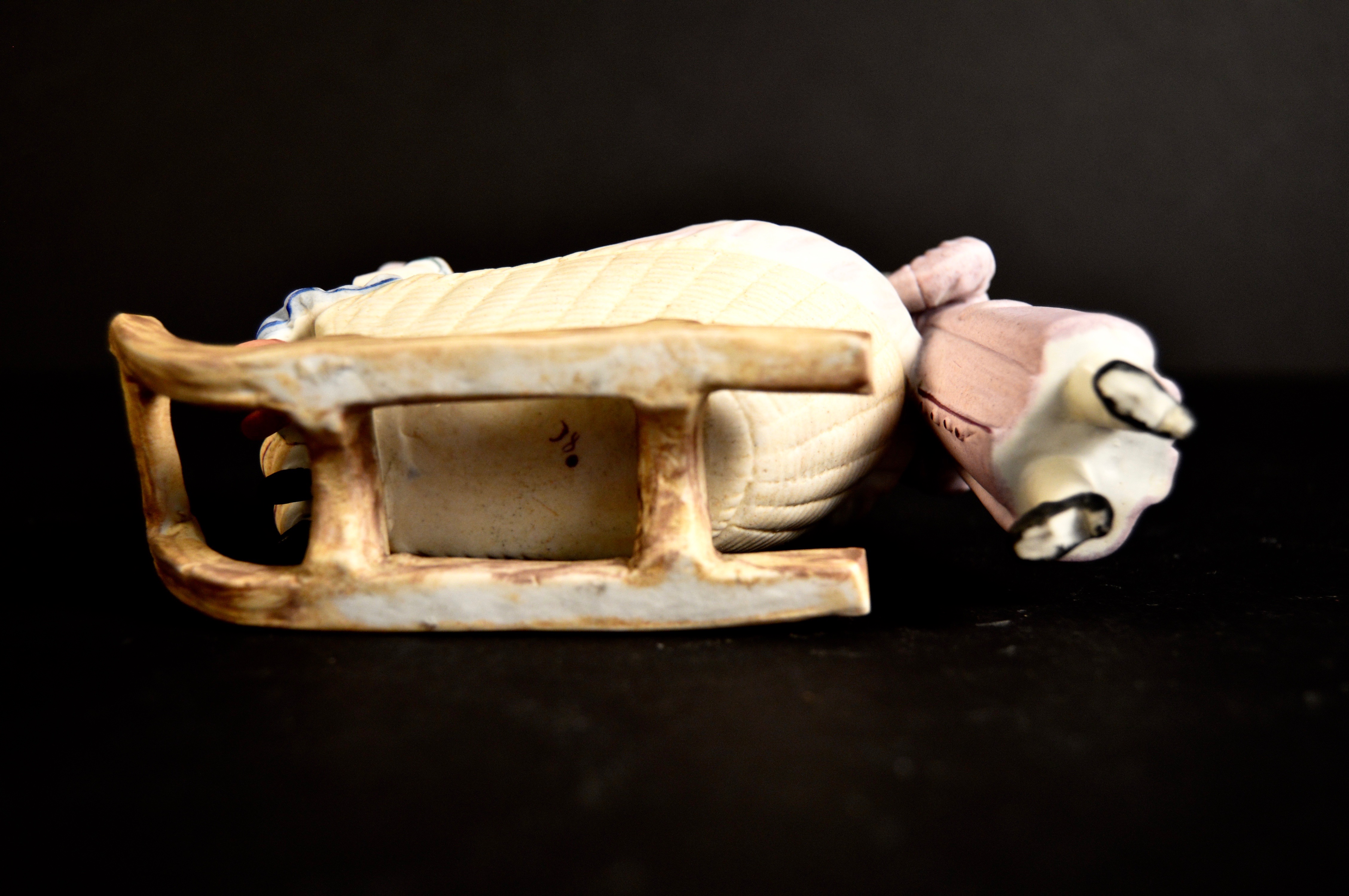 Group of Antique and Vintage Painted Bisque Figurines