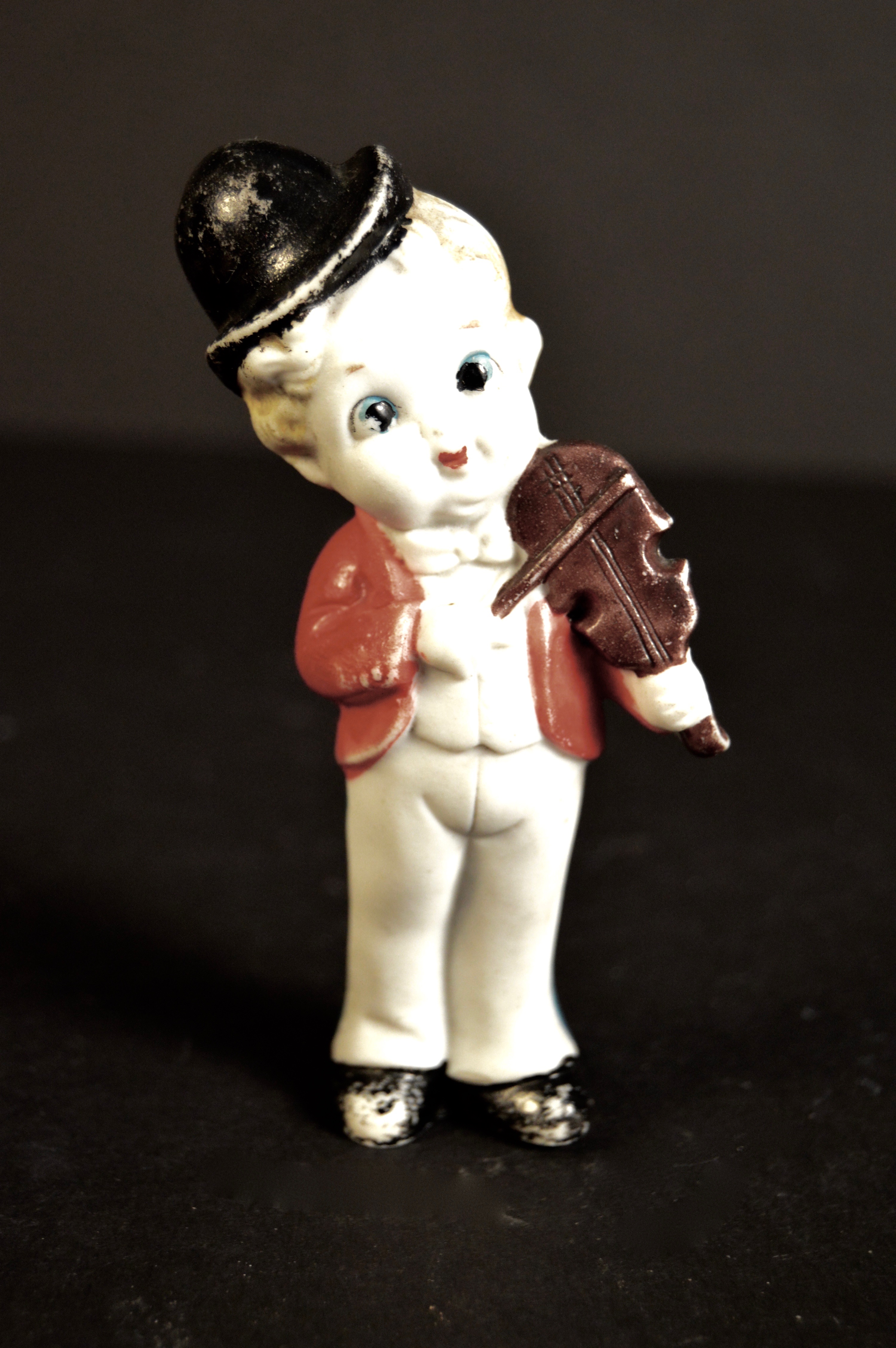 Group of Antique and Vintage Painted Bisque Figurines