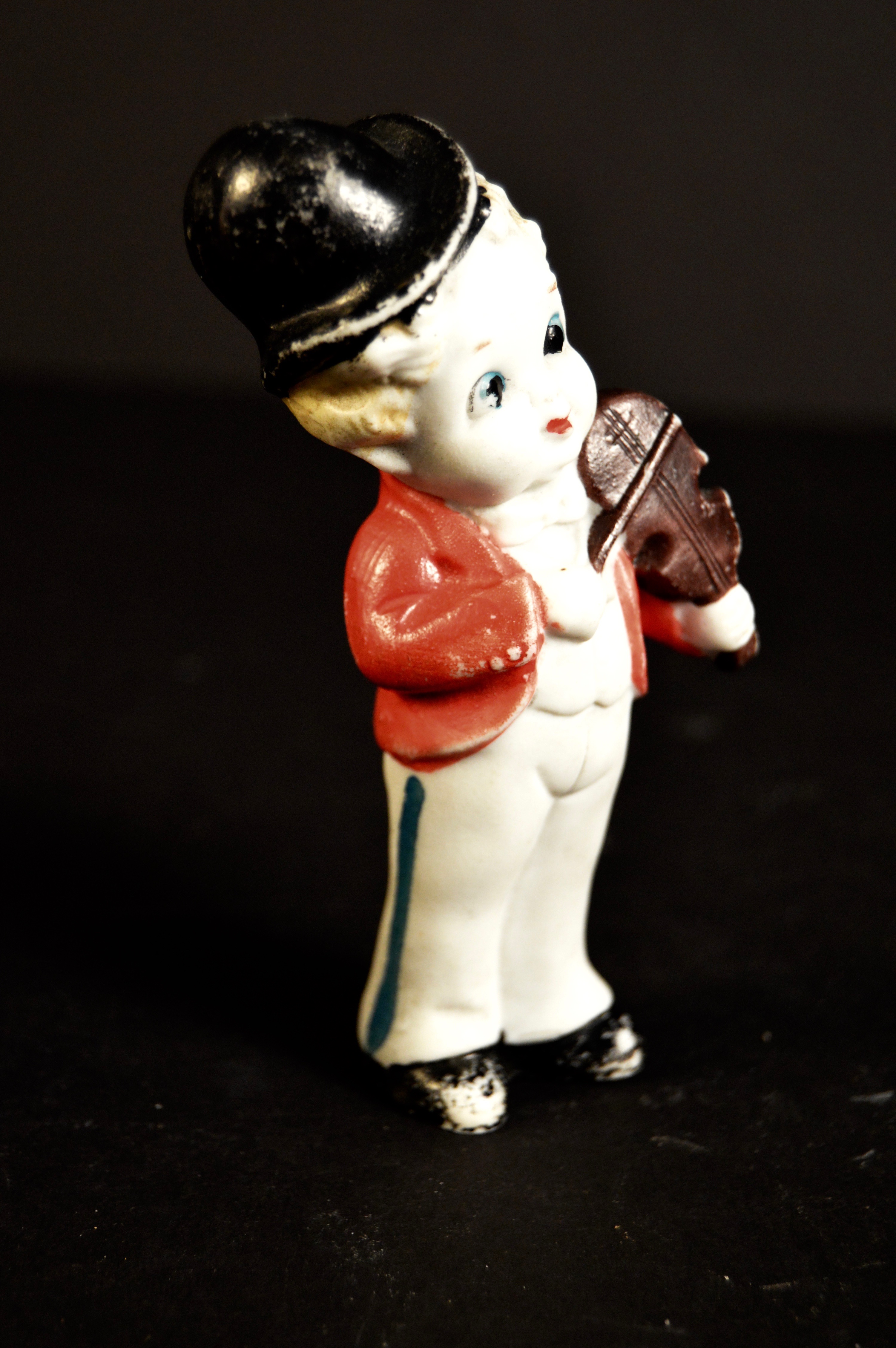 Group of Antique and Vintage Painted Bisque Figurines