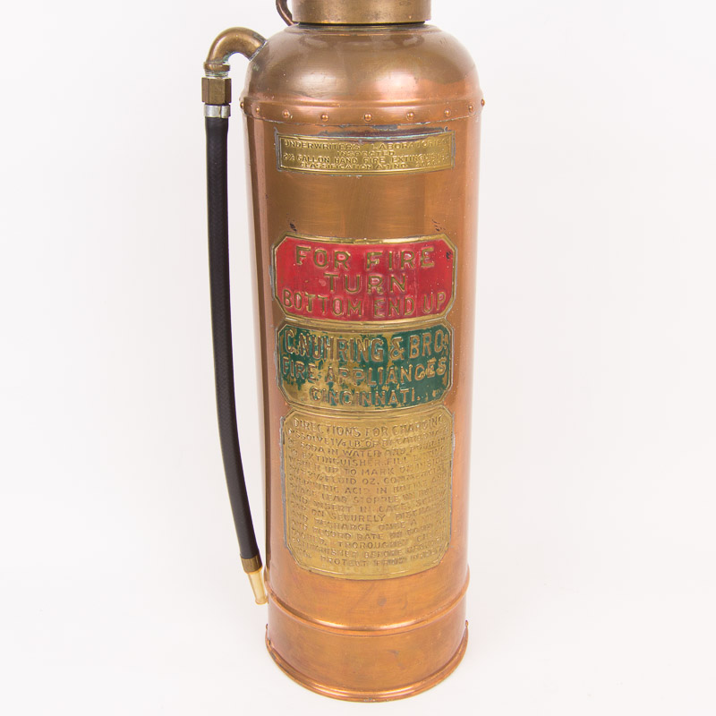 Vintage Fire Extinguisher Lamp