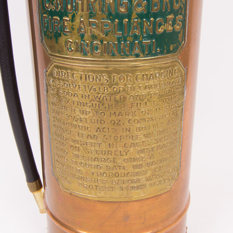 Vintage Fire Extinguisher Lamp