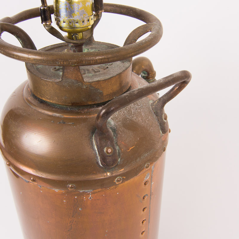 Vintage Fire Extinguisher Lamp