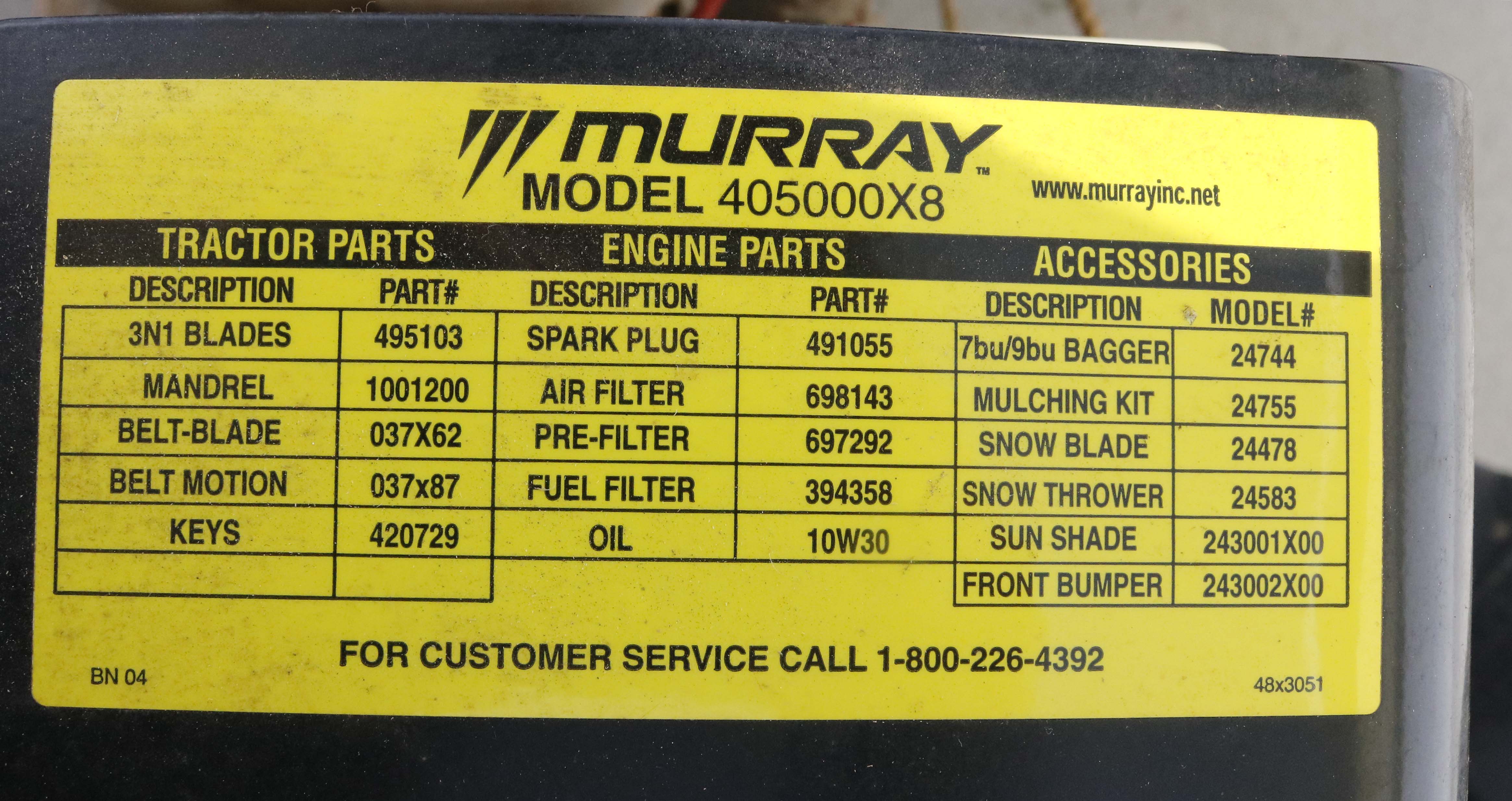 Murray Select Lawn Mower and Cover