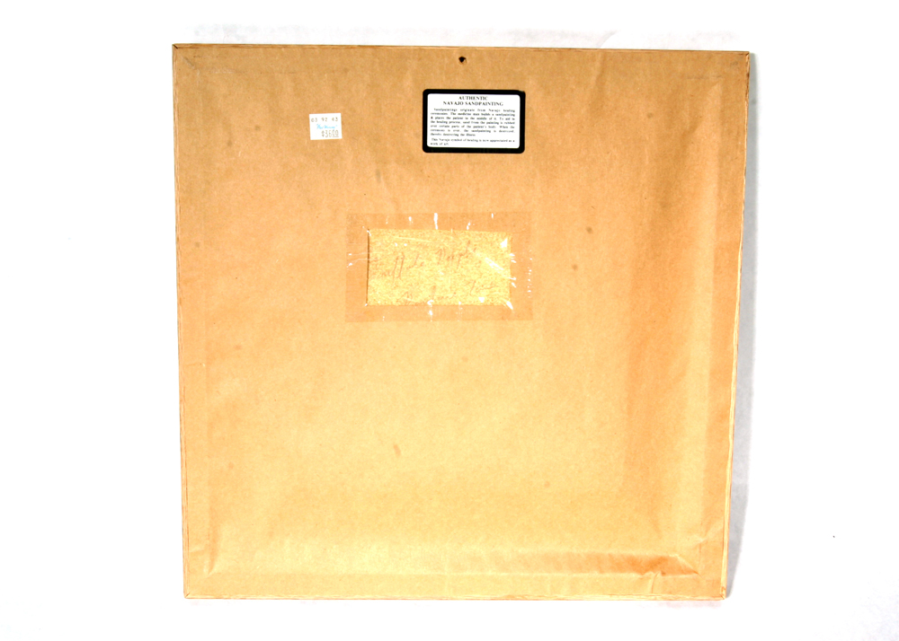 Navajo "Buffalo People" Mandala Sand Painting