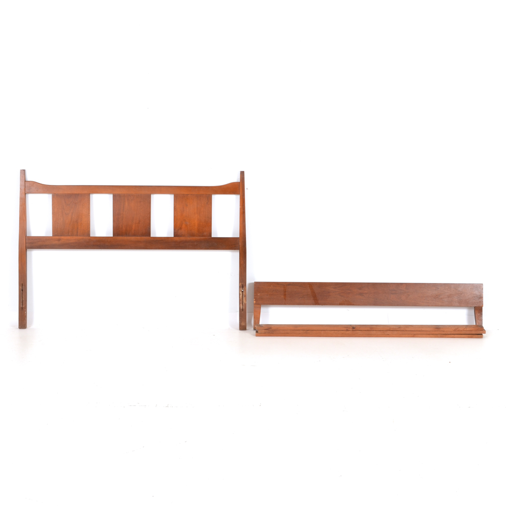 Mid-Century Walnut Headboard
