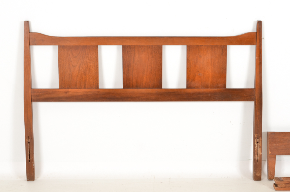 Mid-Century Walnut Headboard