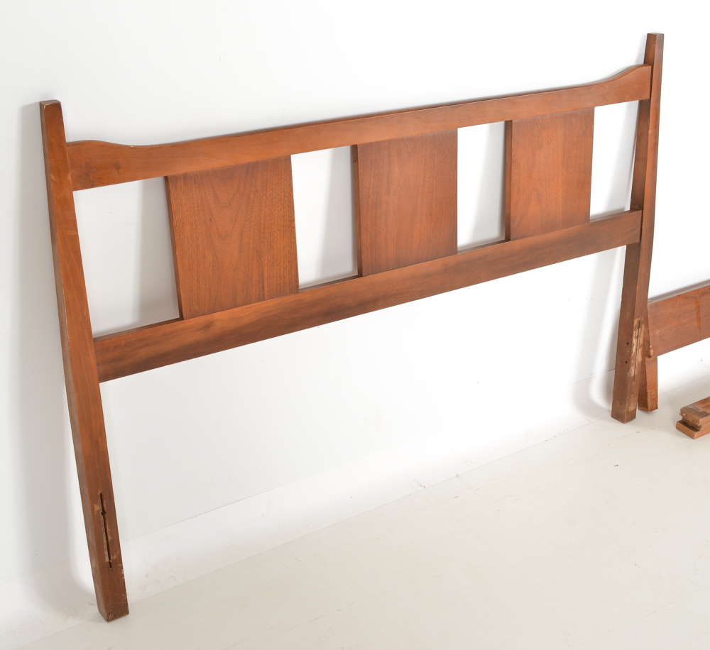 Mid-Century Walnut Headboard
