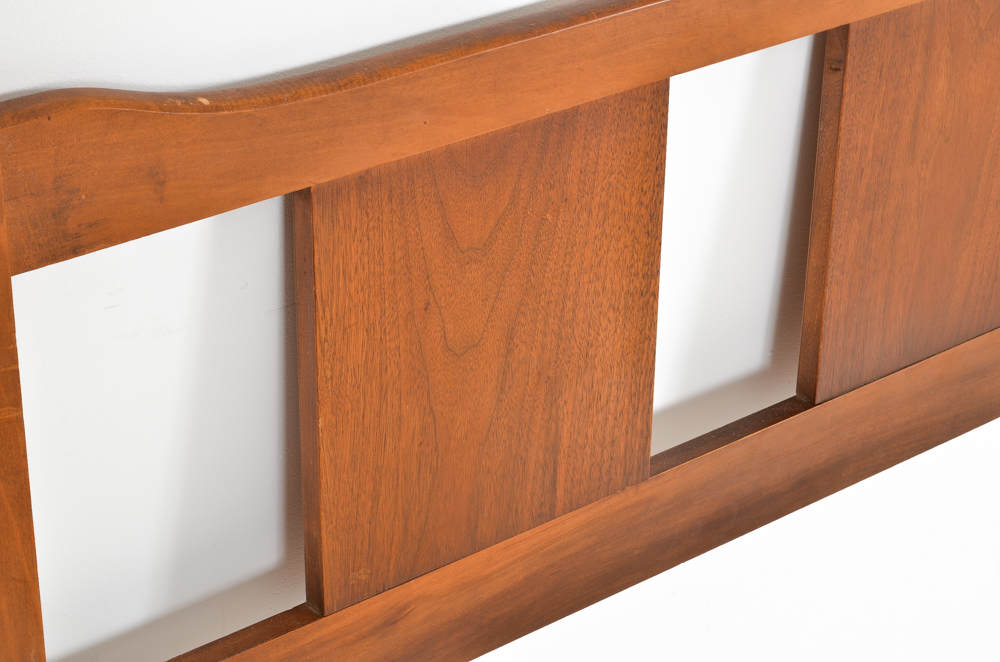 Mid-Century Walnut Headboard