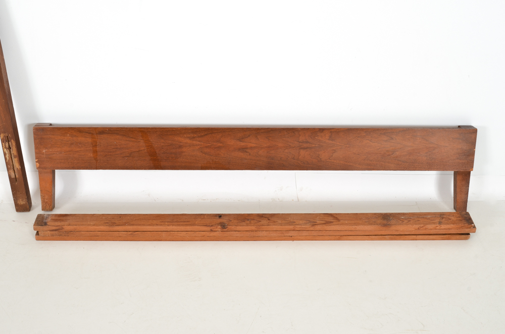 Mid-Century Walnut Headboard