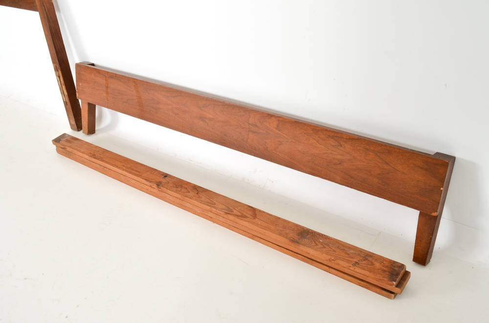 Mid-Century Walnut Headboard