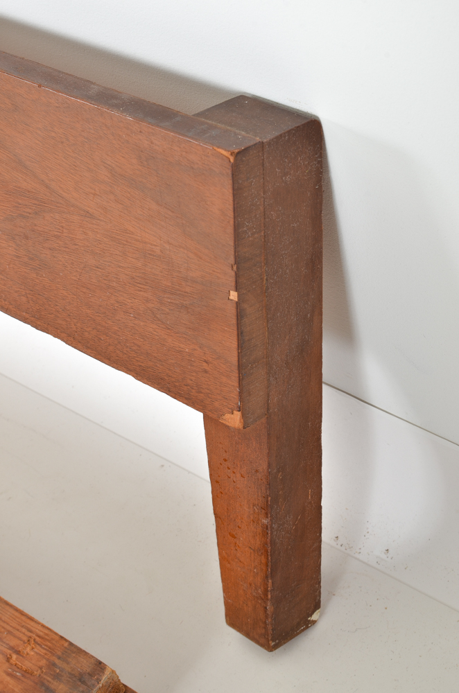 Mid-Century Walnut Headboard