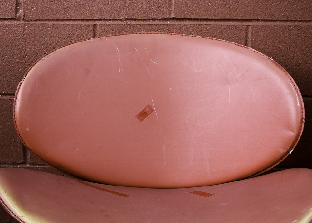Pair of Matching Mid Century Modern "Orange Slice" Chairs