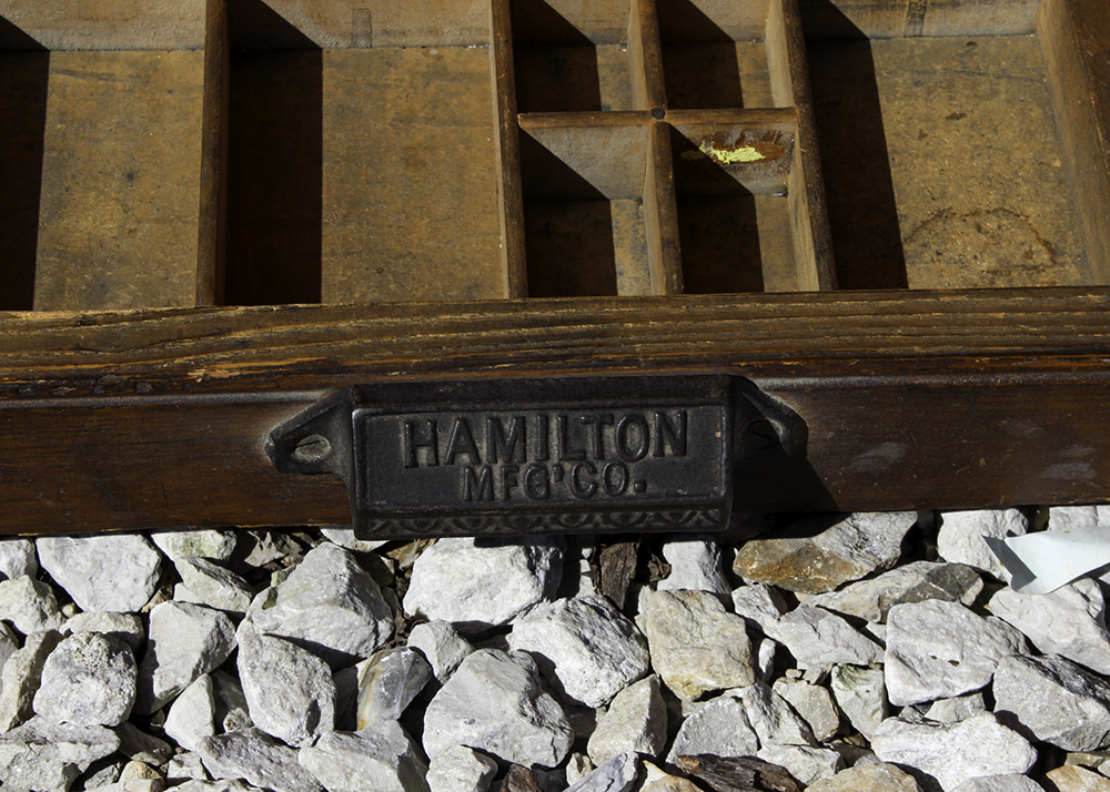 Pair of Letterpress Drawers