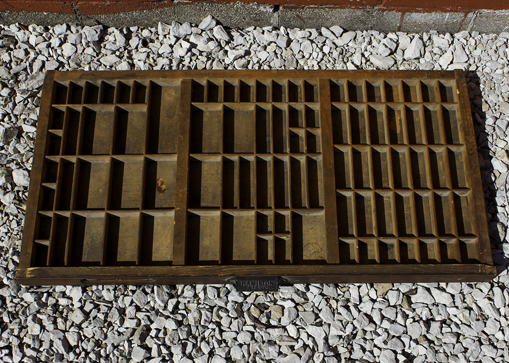 Pair of Letterpress Drawers
