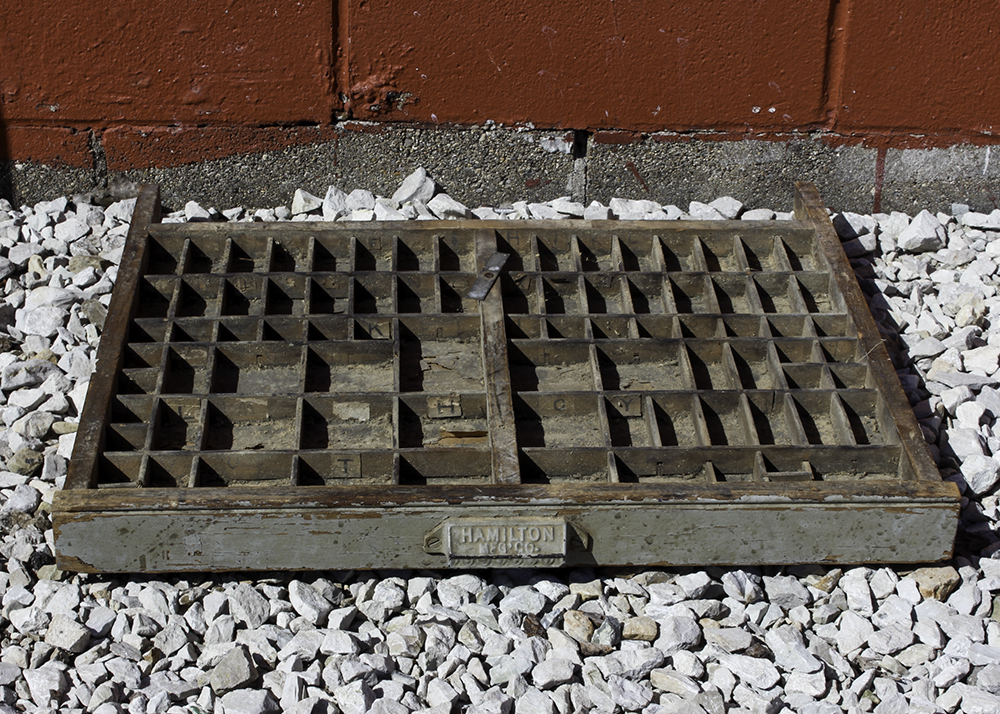 Pair of Letterpress Drawers