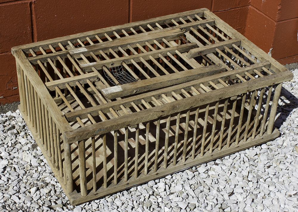 Primitive Wooden Chicken Crate