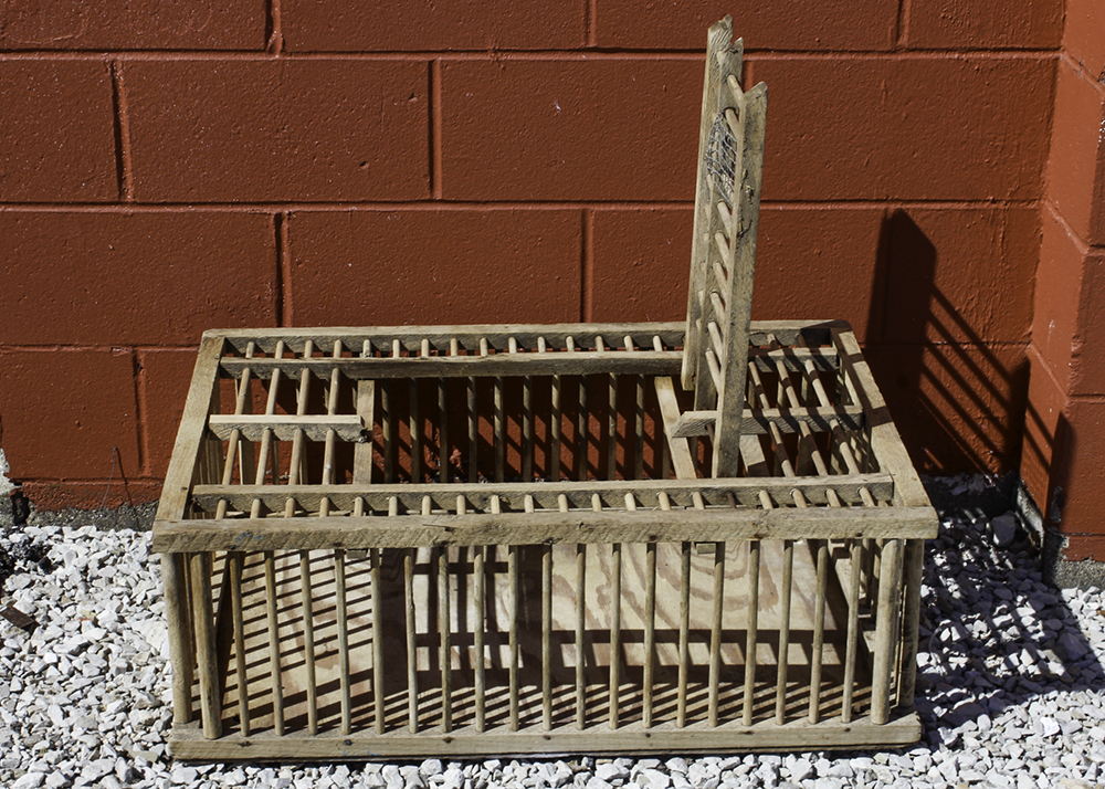 Primitive Wooden Chicken Crate