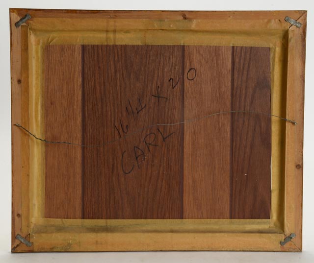 1975 Foolish Pleasre Horse Racing Framed Oil Painting