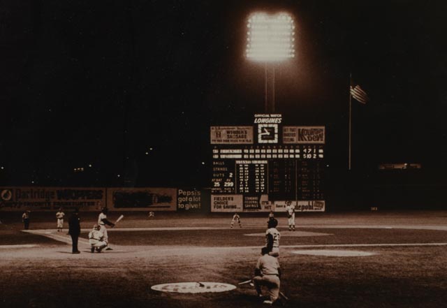 Last Game Crosley Field First Game Riverfront Schildman Framed Display