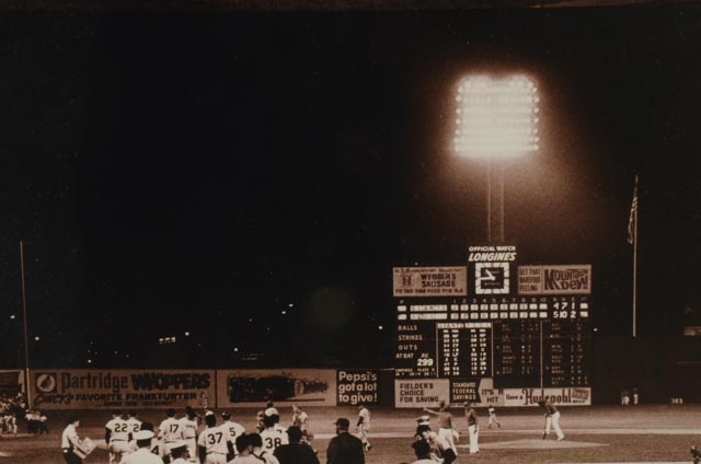 Last Game Crosley Field First Game Riverfront Schildman Framed Display