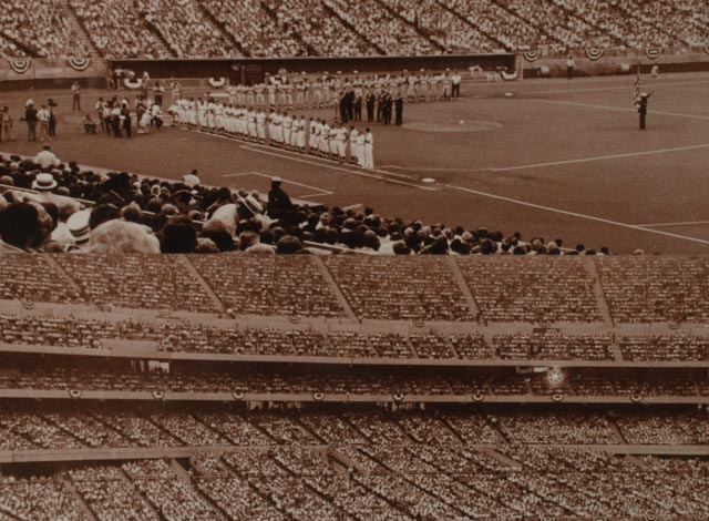 Last Game Crosley Field First Game Riverfront Schildman Framed Display