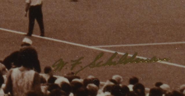 Last Game Crosley Field First Game Riverfront Schildman Framed Display