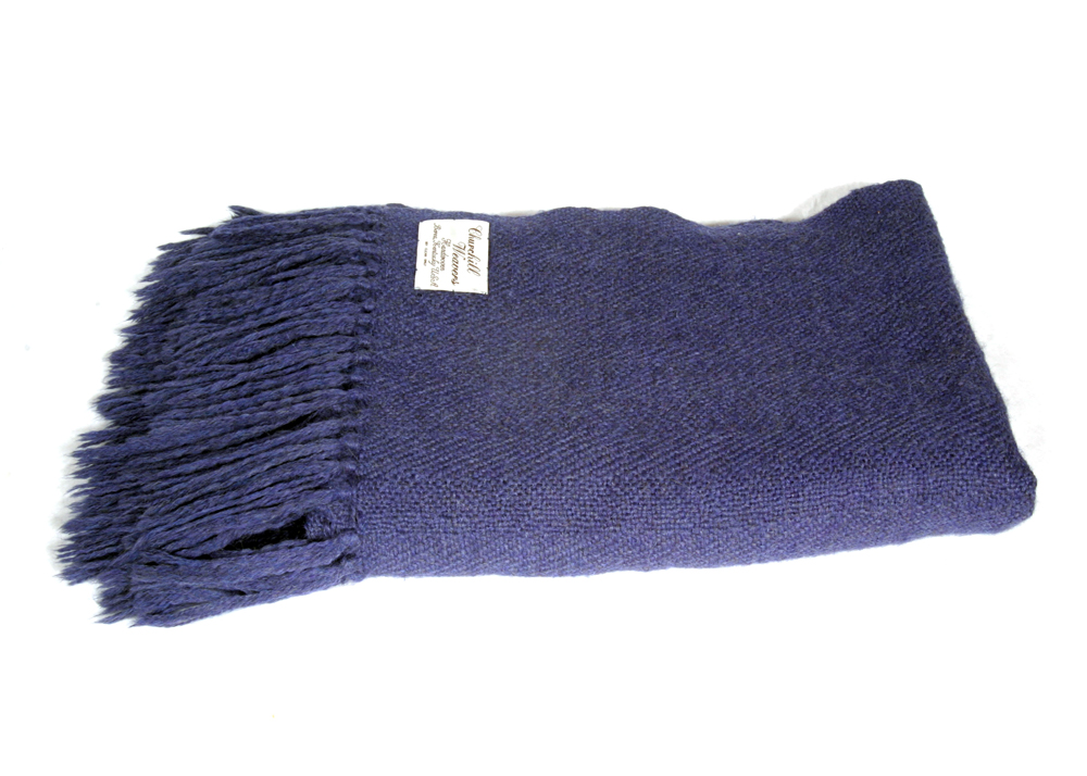 Periwinkle Churchill Weavers Soft Throw Blanket