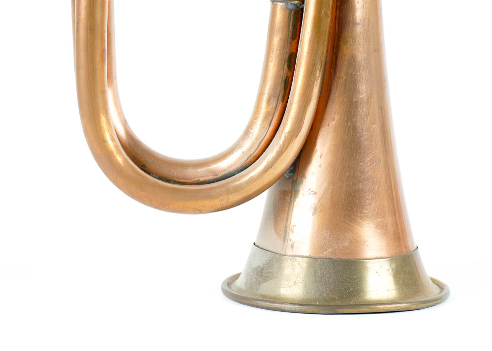 1940s Copper and Brass Military Bugle