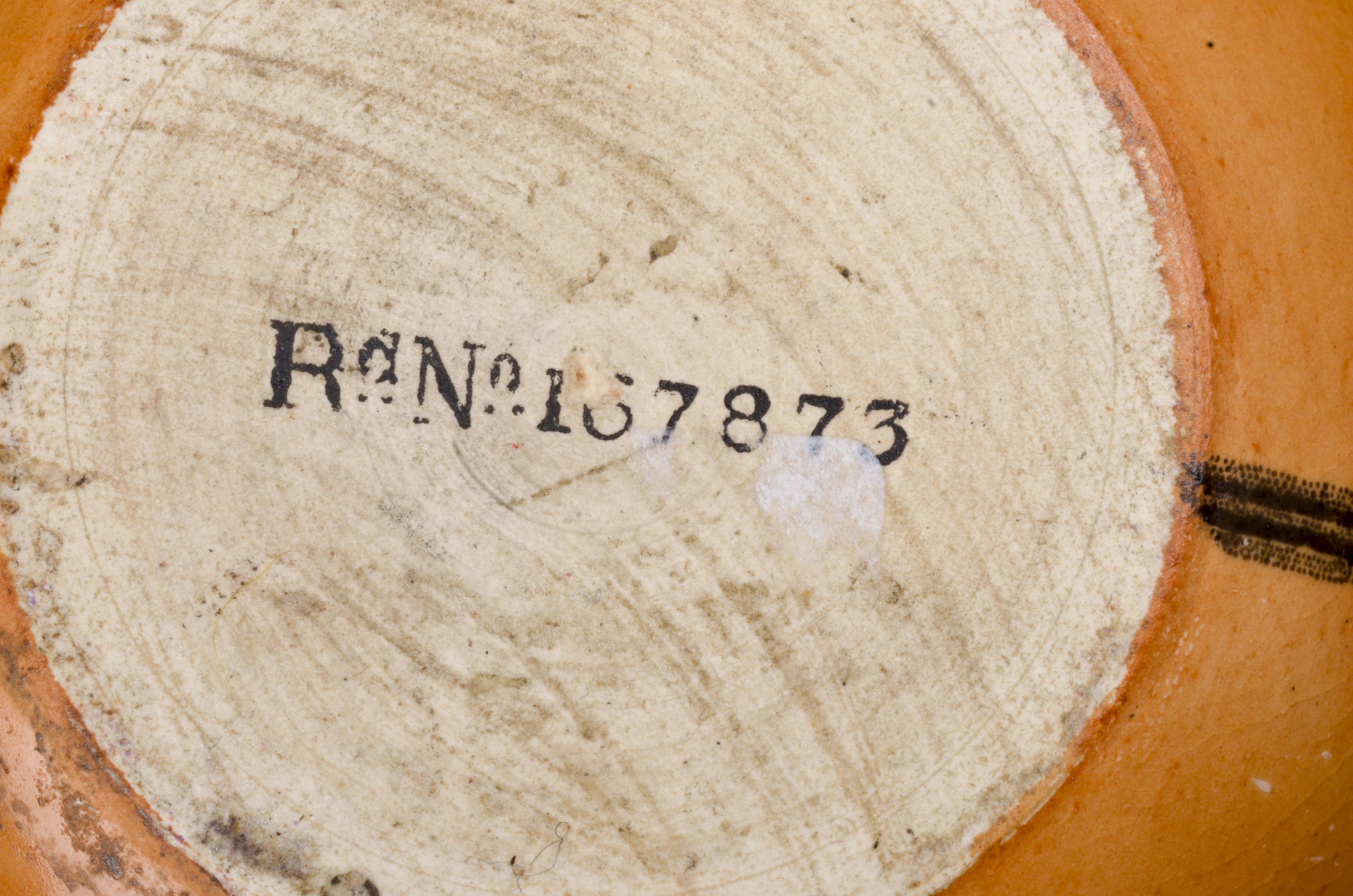 Vintage Rugby Ball Inkwell Topped with a Metal Rugby Cap