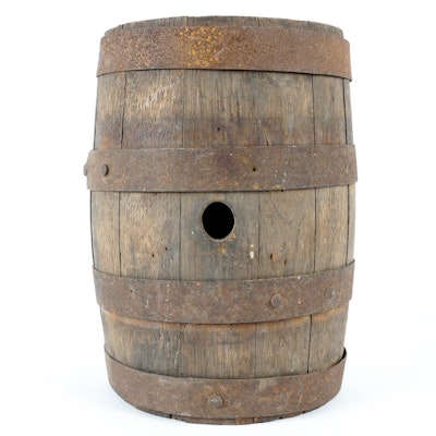 Antique Wooden Barrel Antique Wooden Barrel