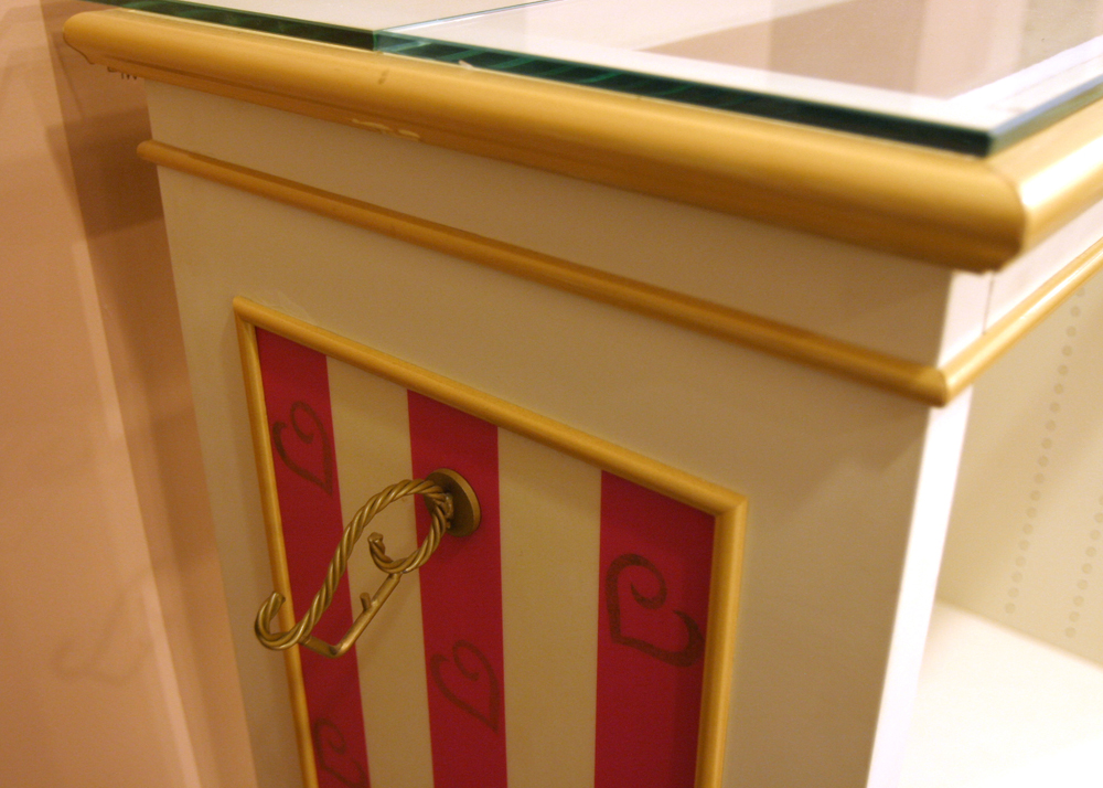 Victoria's Secret Store Display Clothing Rack Cabinet