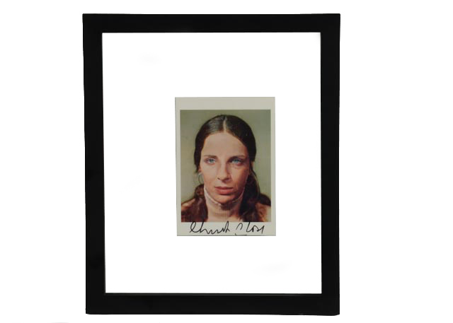 Chuck Close Autographed MoMA Postcard "Leslie/Watercolour"