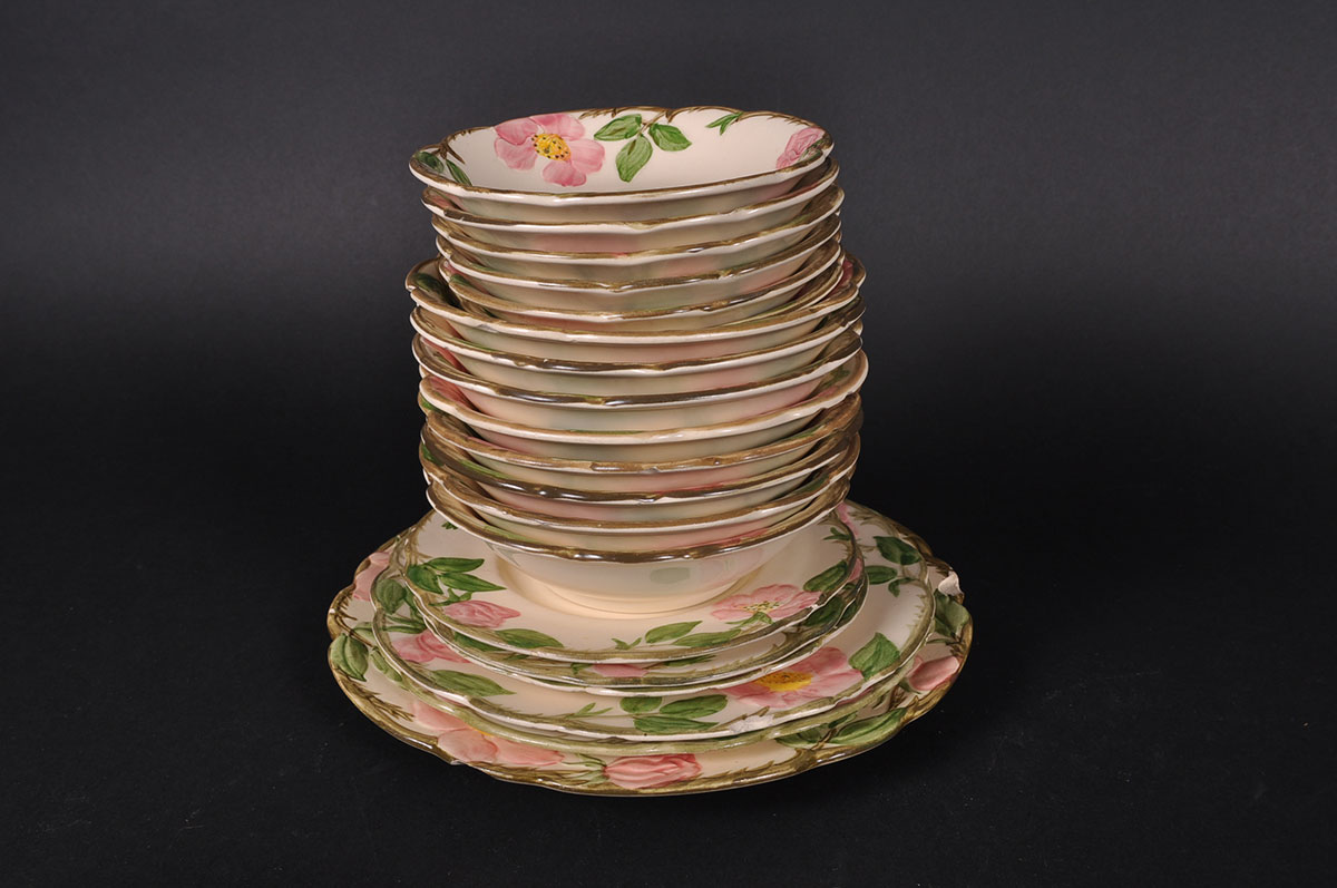 Collection of Franciscan Dinnerware "Desert Rose" Pattern