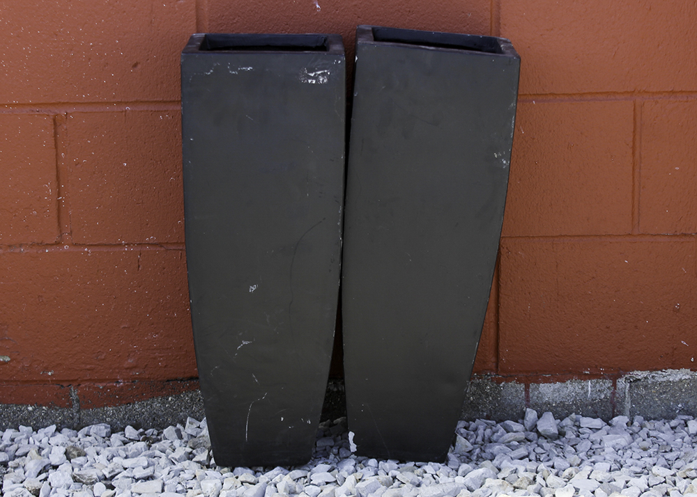 Collection of Black Planters