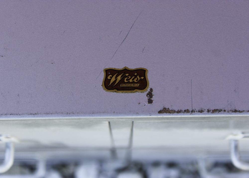 Pair of Weis Industrial Metal Card File Drawers