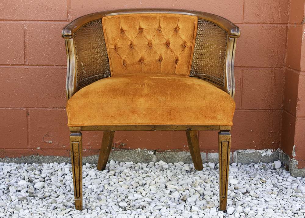 Mid-Century Hollywood Regency Style Accent Chair