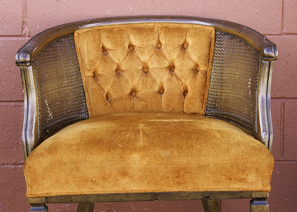 Mid-Century Hollywood Regency Style Accent Chair