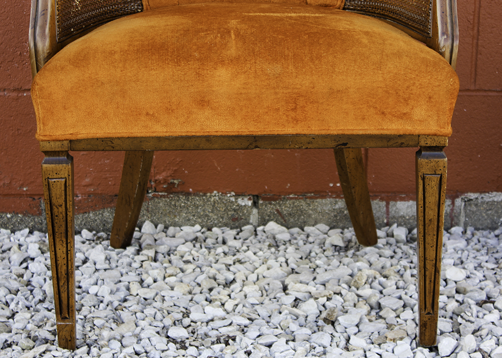 Mid-Century Hollywood Regency Style Accent Chair