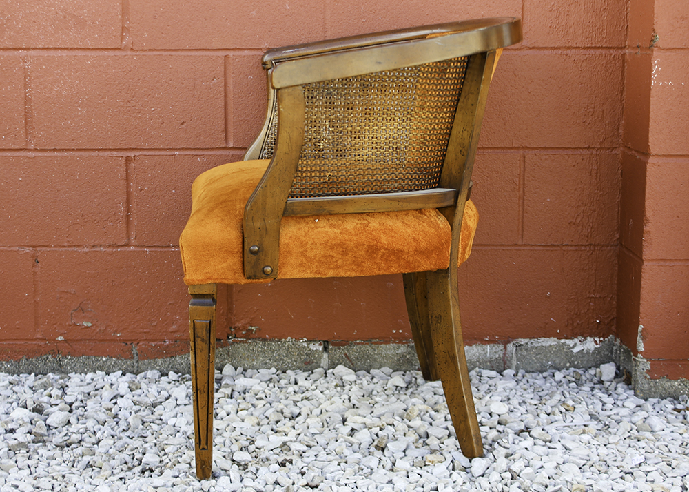 Mid-Century Hollywood Regency Style Accent Chair