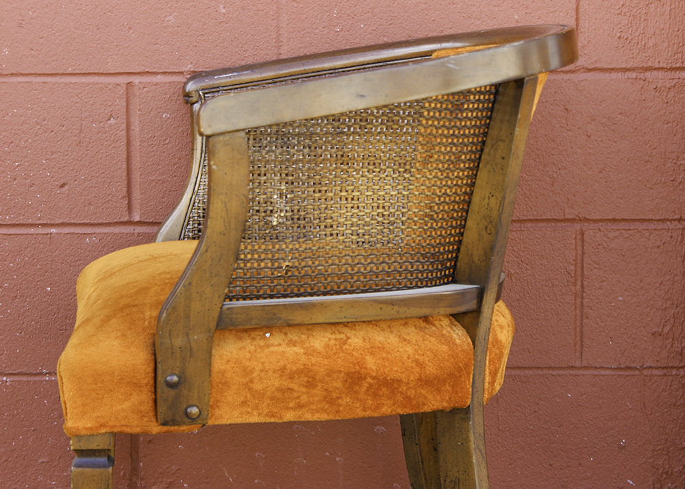 Mid-Century Hollywood Regency Style Accent Chair