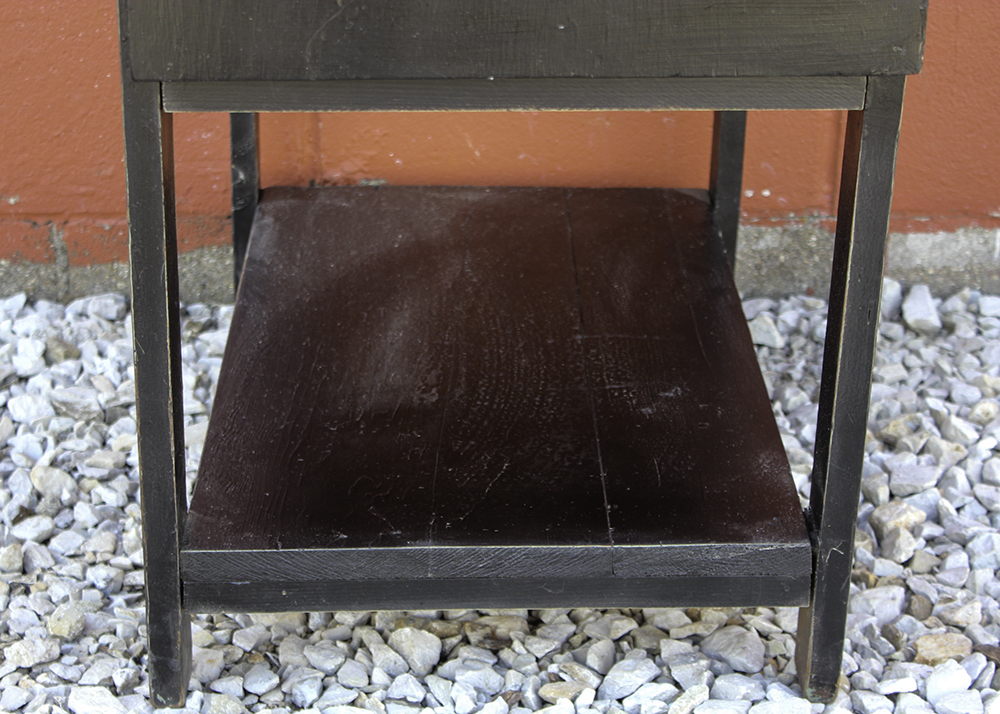 Wooden Box Planter Stand and Accessories