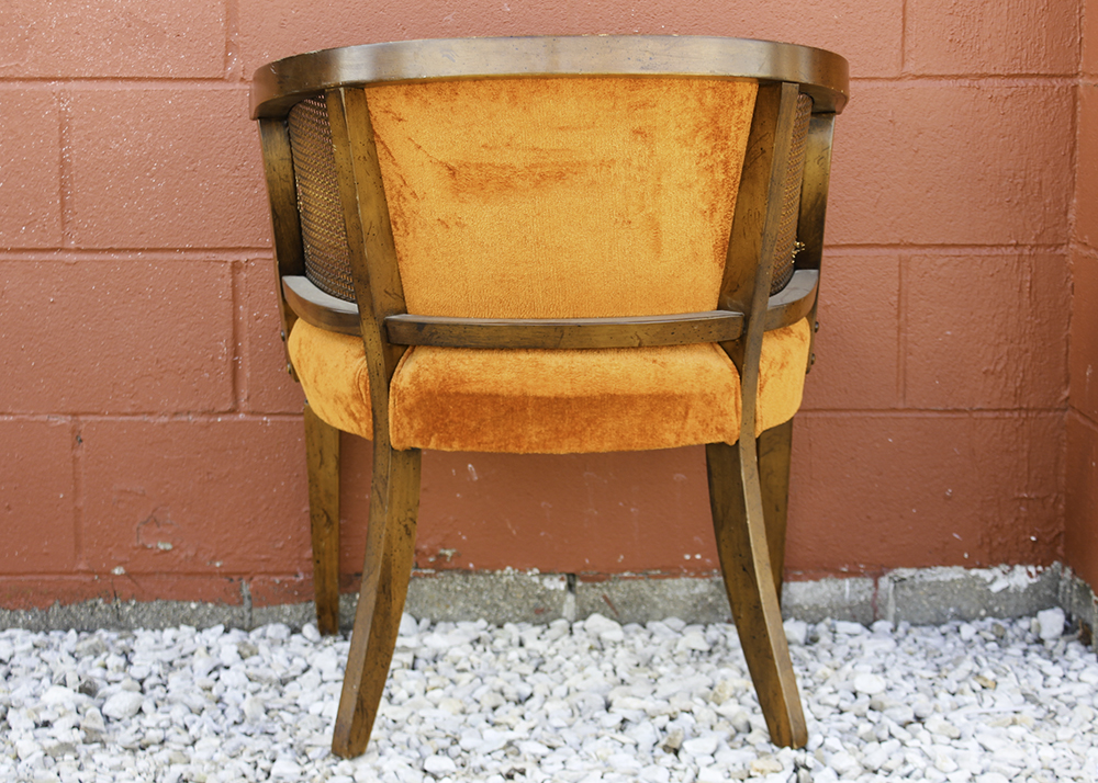 Mid-Century Hollywood Regency Style Accent Chair