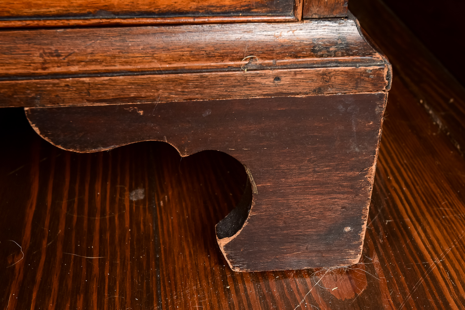 English Oak Desk, Circa 1780