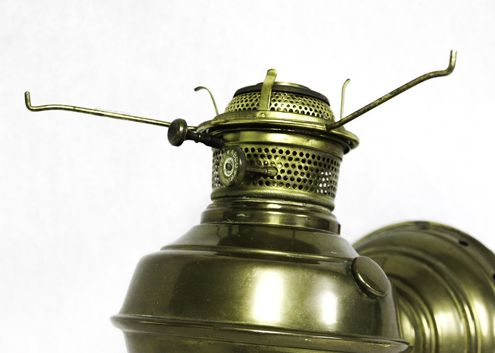 ABCO Rochester Converted Brass Wall Mount Lamp