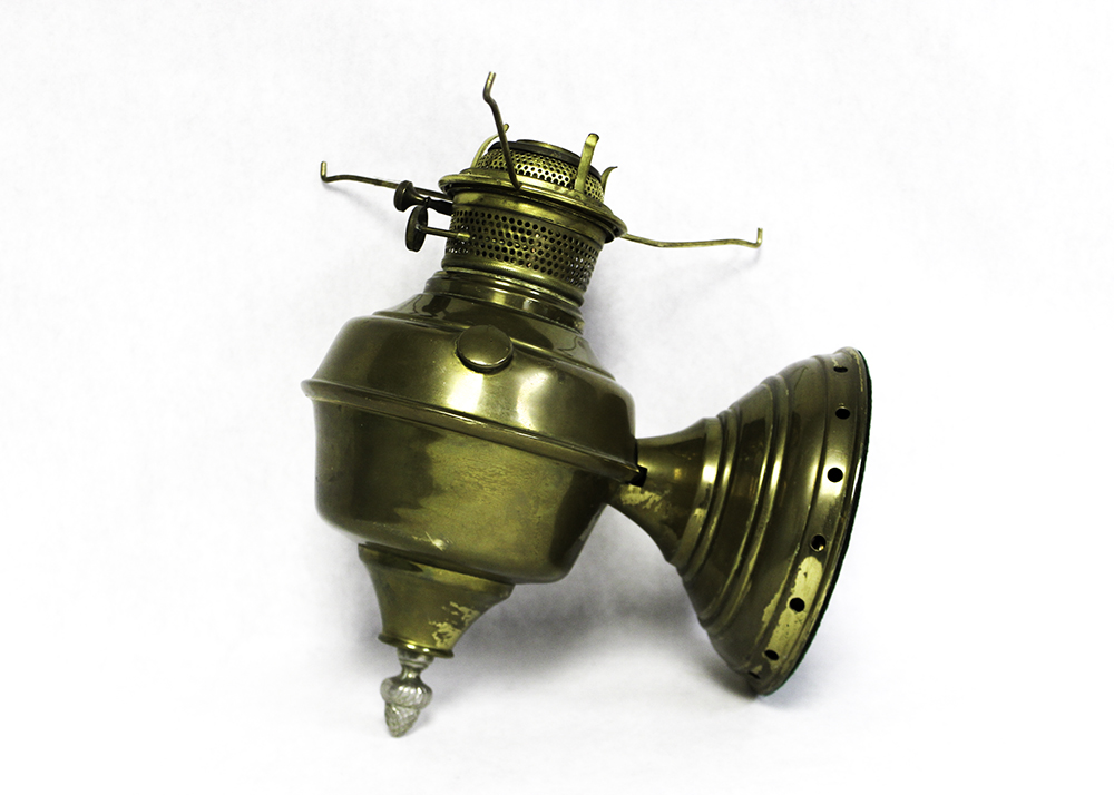 ABCO Rochester Converted Brass Wall Mount Lamp