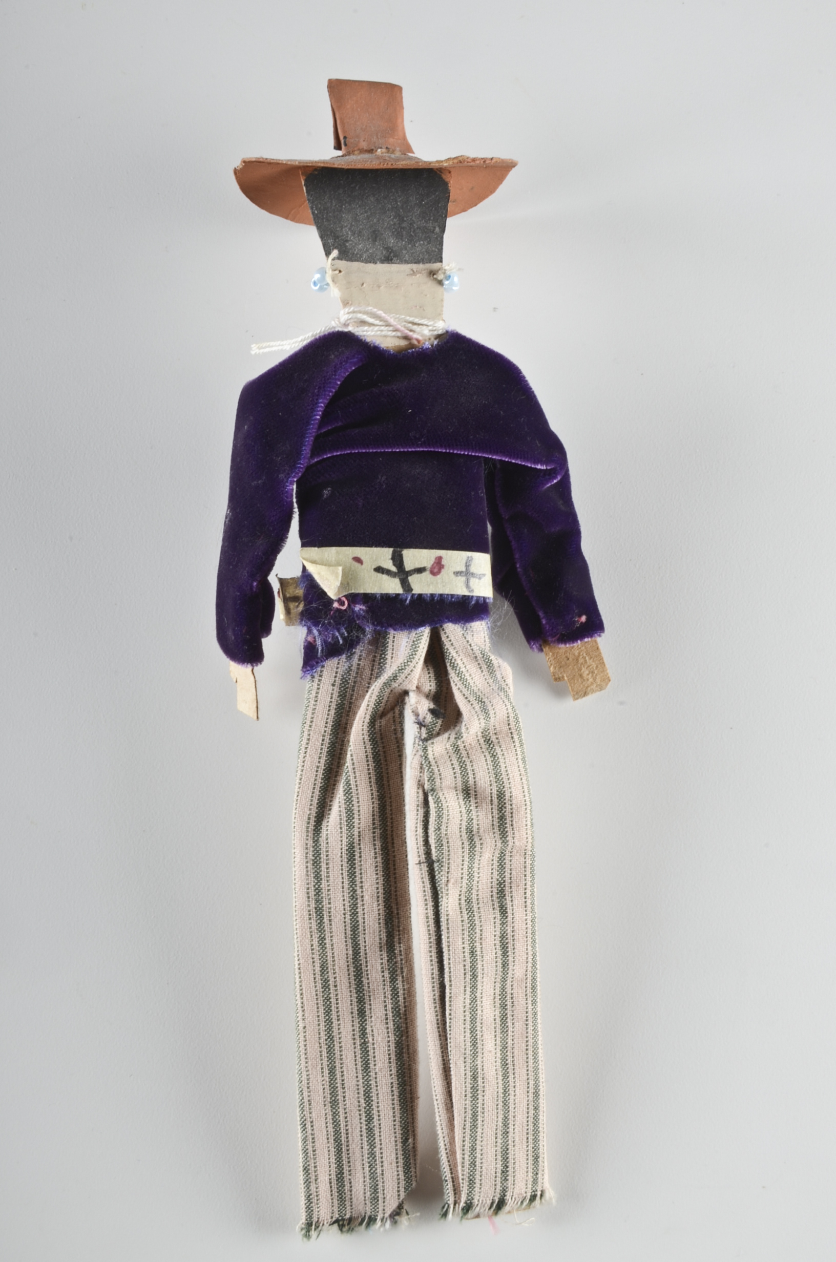 Mamie Deschillie Original Native American Folk Art "Horse with Rider"