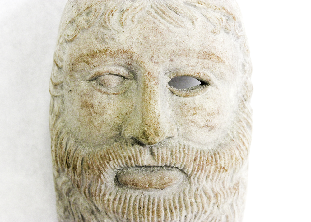 Greek Replica Theatrical Pottery Mask
