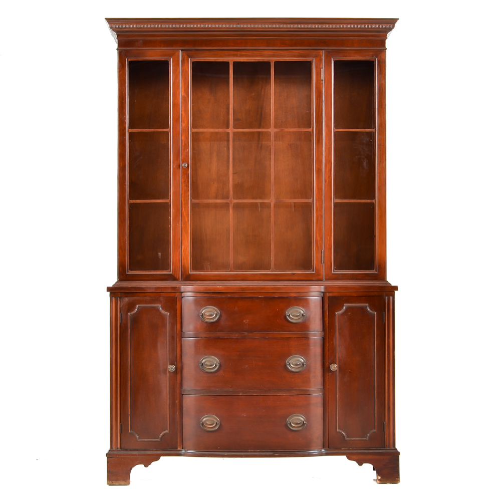 Hepplewhite Style China Hutch
